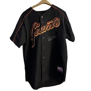 Barry Bonds Signed Authentic Autograph San Francisco Giants Majestic Jersey COA
